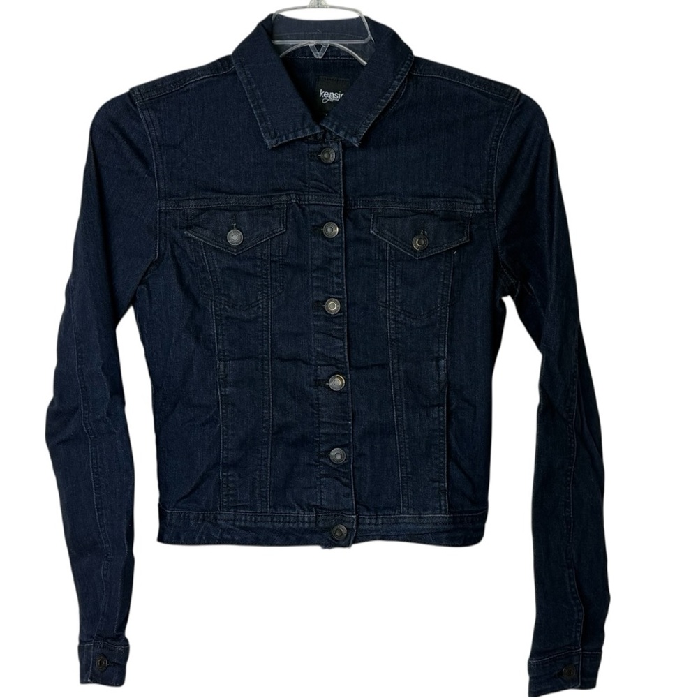 Kensie Jeans For Women Forever Denim Outerwear Jacket‎ Pockets Small